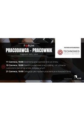 Zaproszenie dla firm członkowskich OPPM Technomed na Forum Pracodawca - Pracownik