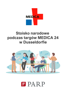 Stoisko narodowe podczas targów MEDICA 24