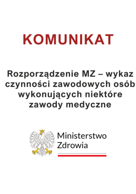 Nowe Rozporządzenie Ministra Zdrowia