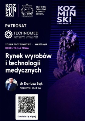 Dzień Otwarty studiów podyplomowych „Rynek wyrobów i technologii medycznych” - 24.09.2026