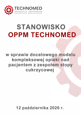 OPPM Technomed przedstawia stanowisko dotyczące docelowego modelu opieki nad pacjentem z zespołem stopy cukrzycowej